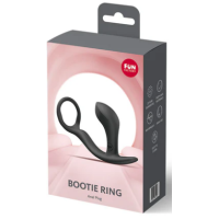 Fun Factory Bootie Ring - Cock Ring and Anal Plug - Black Fun Factory Bootie Ring - Cock Ring and Anal Plug - Black